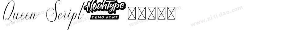 Queen Script字体转换